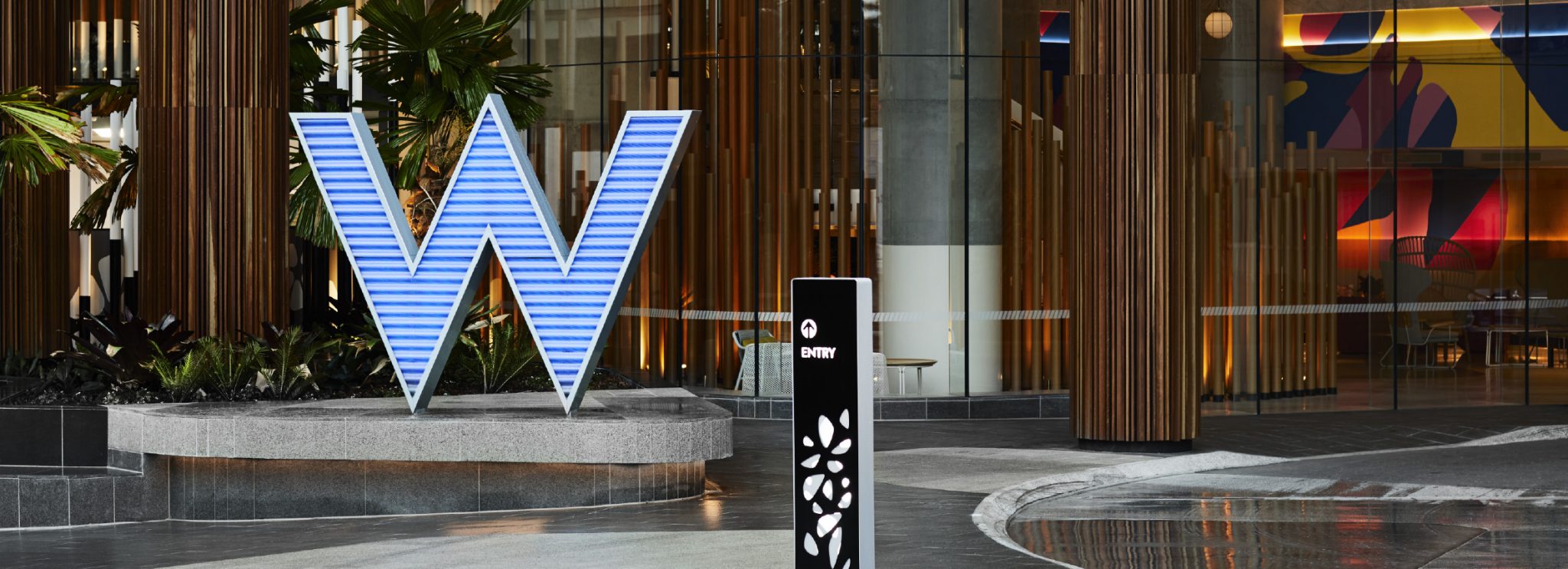 W Brisbane Wayfinding Signage Design Corlette Design