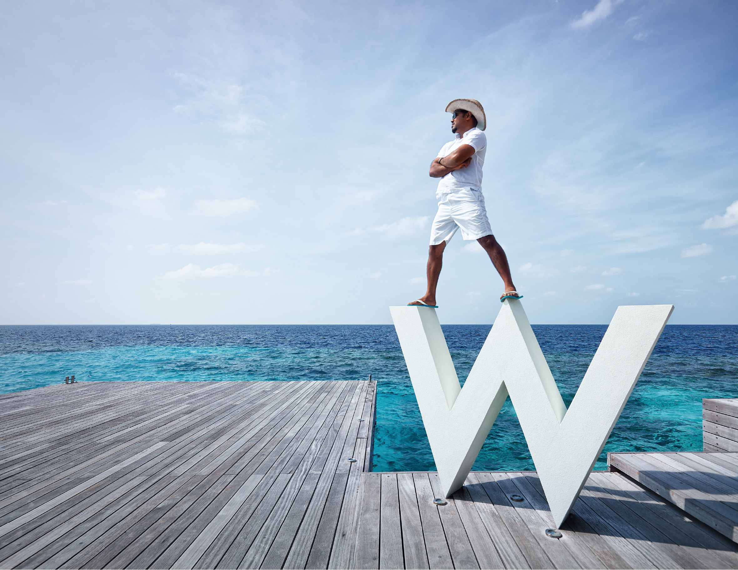 W Maldives Hotel Signage Design and Wayfinding